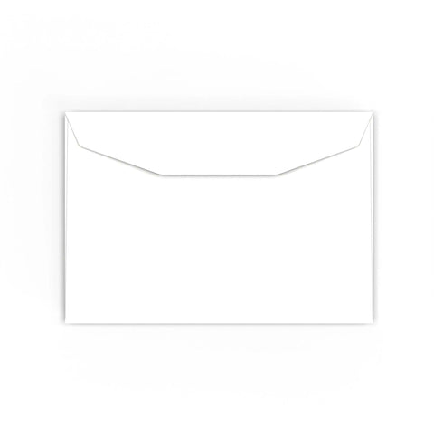 C6 White Opaque Gummed Business Envelope (114 x 162mm)