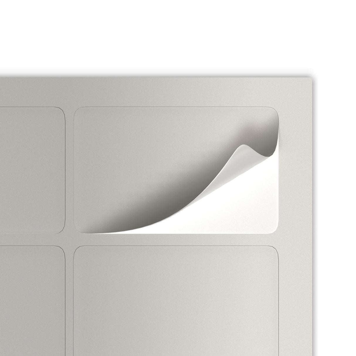 Téglalap alakú öntapadós címkék