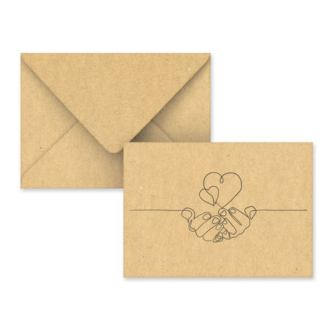 Valentine's Coloured Envelope (Share Love Design) Fleck 114 x 162 mm (C6)