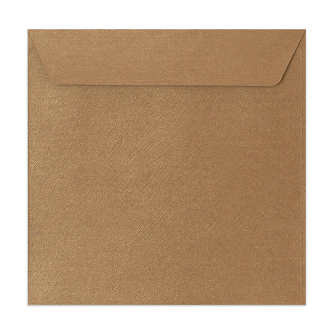 Textured Envelopes Bronze 155 x 155 mm