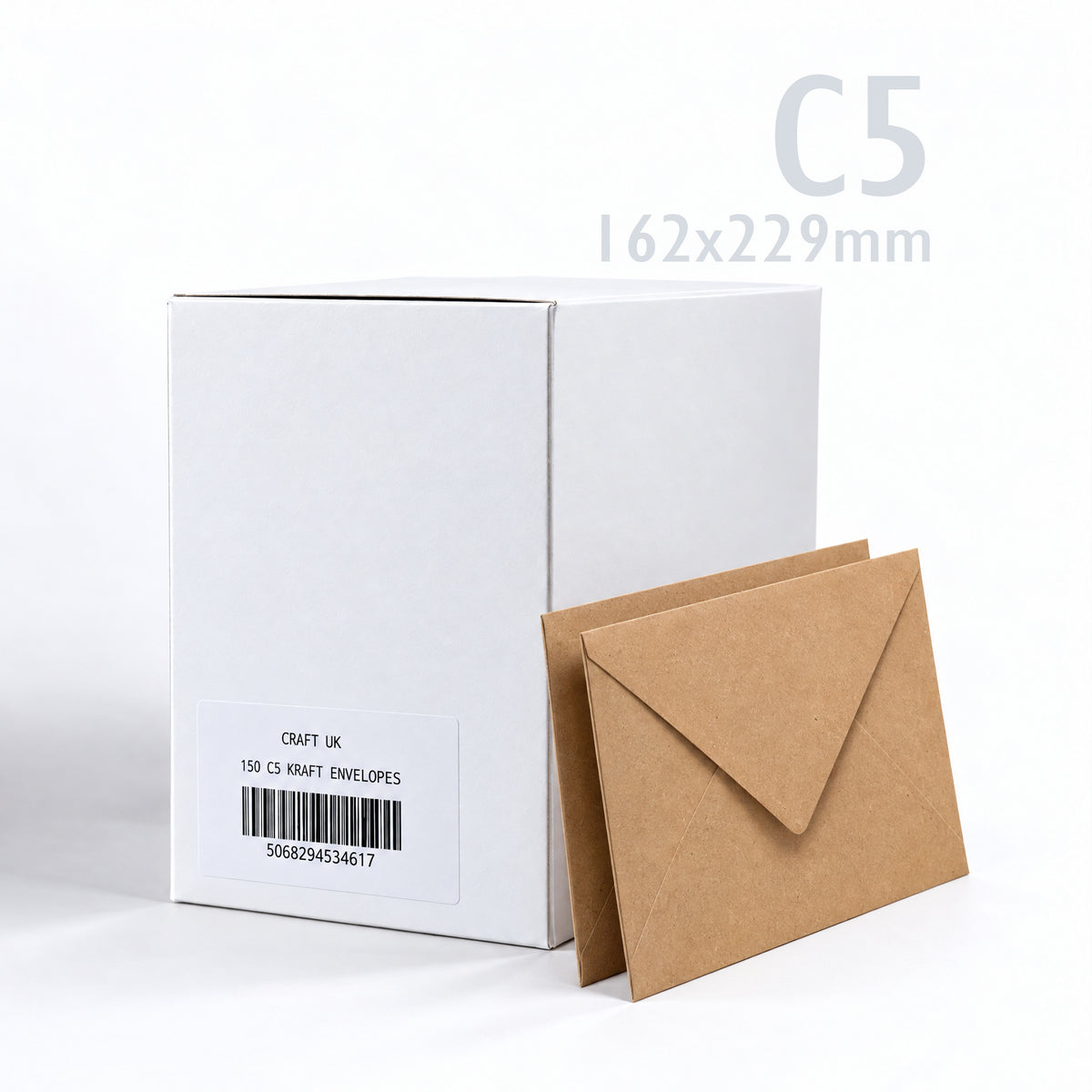 Kraft Borítékok 110 g/m² 150 db-os csomag
