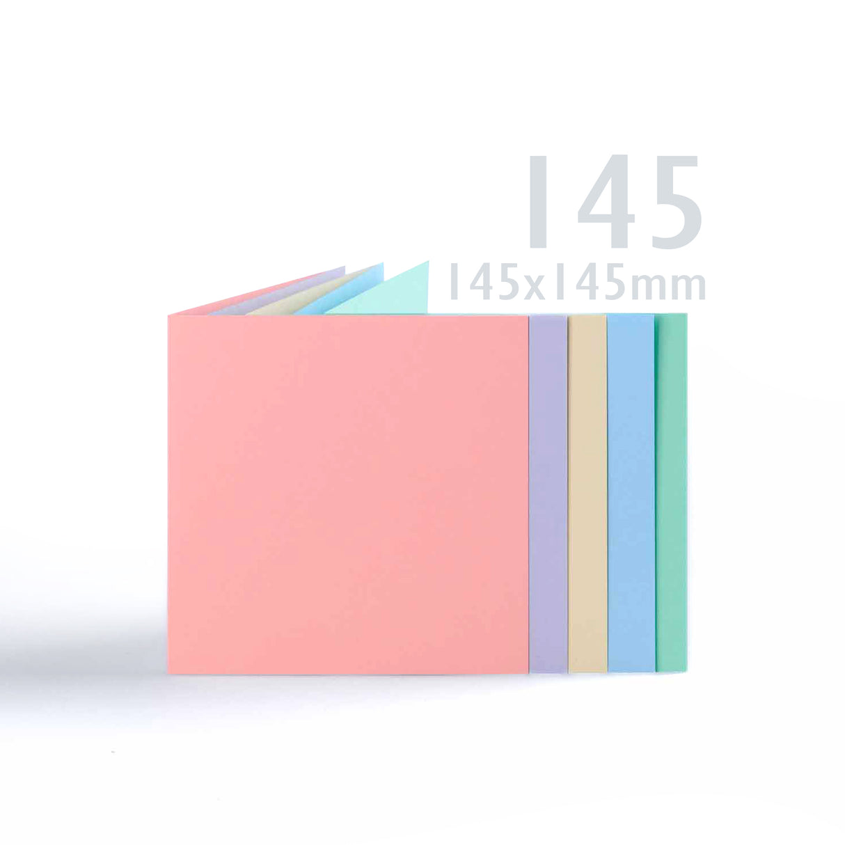 Vegyes színű pasztell kartonok 225 g/m² és borítékok 100 g/m²