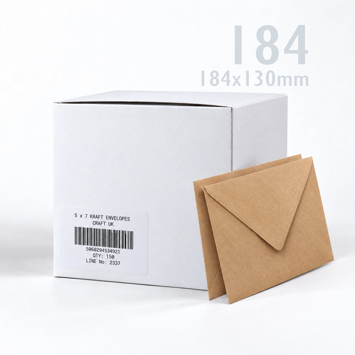 Kraft Borítékok 110 g/m² 150 db-os csomag