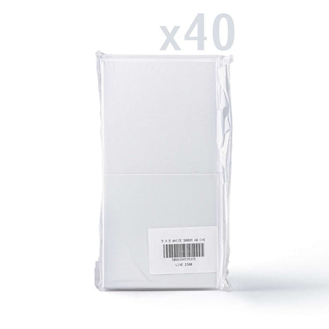 White Smooth Cards & Envelopes Pack White 130x130 mm + 125x125 mm