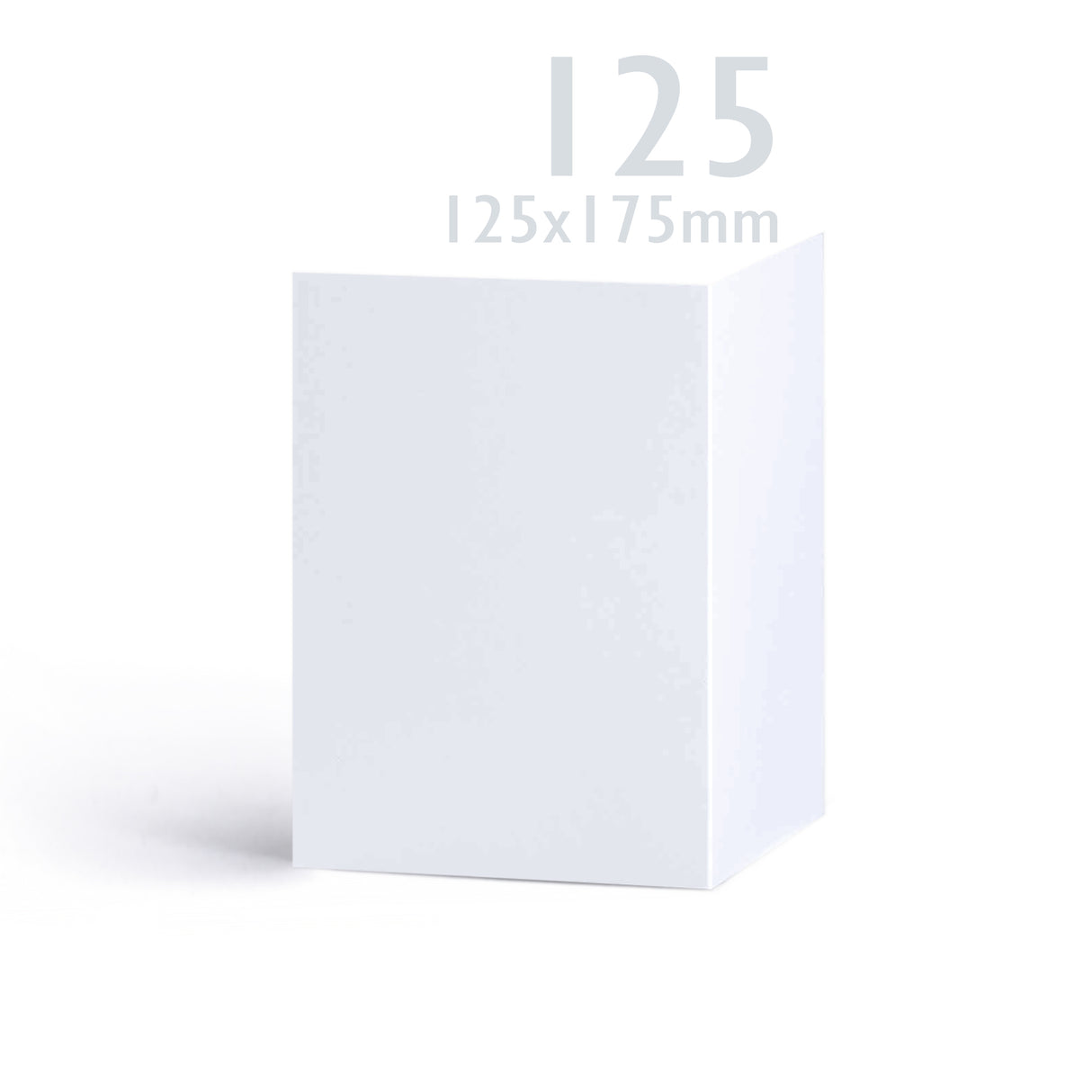 Sima fehér kártyák 250 g/m² és borítékok 100 g/m² – csomag