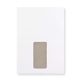 Fehér Karton Hátlapos Boríték - Ablak 229x162 mm (C5)