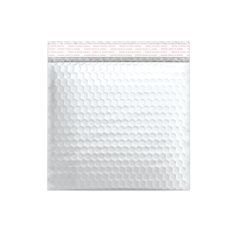 Matt Bubble Bag Mailers Silver 230 x 230 mm