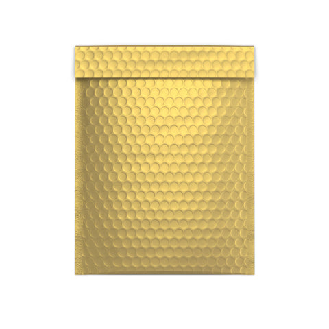 Matt Bubble Bag Mailers Gold 250 x 180 mm