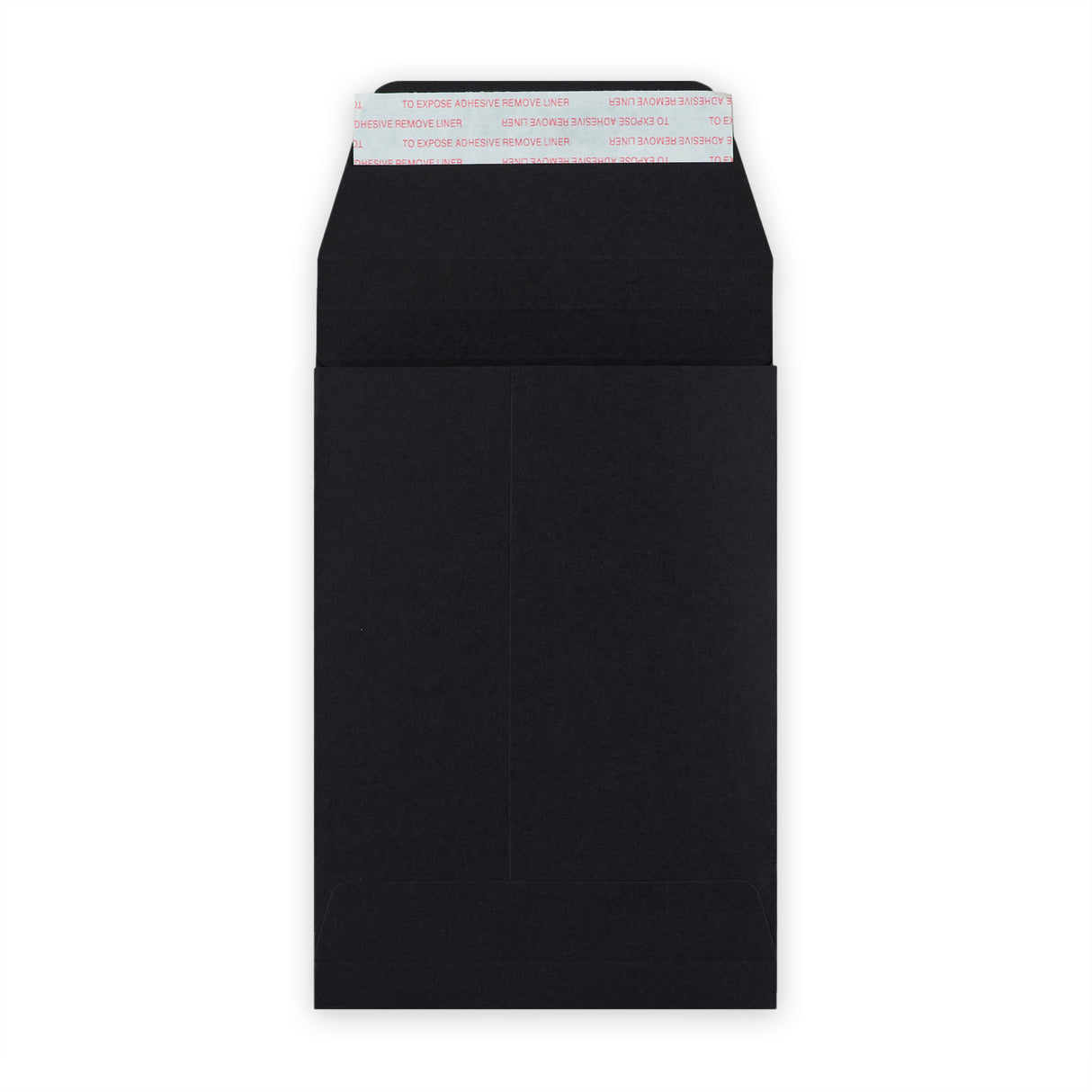 Fekete talpas boríték 162x114x25 mm (C6)