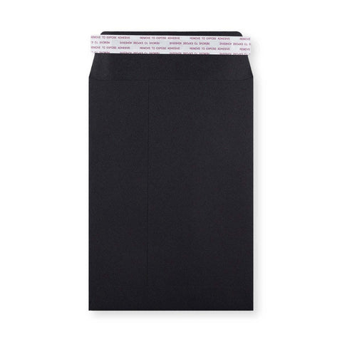 C5 Black Luxury Peel & Seal Envelope (229 x 162mm)