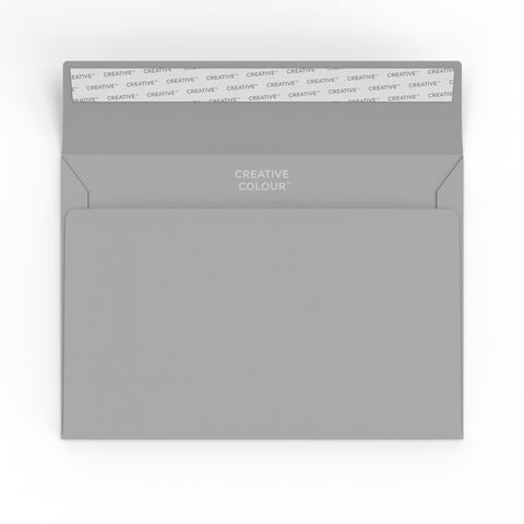Creative Colour Peel & Seal Envelopes Grey 162 x 229 mm (C5)