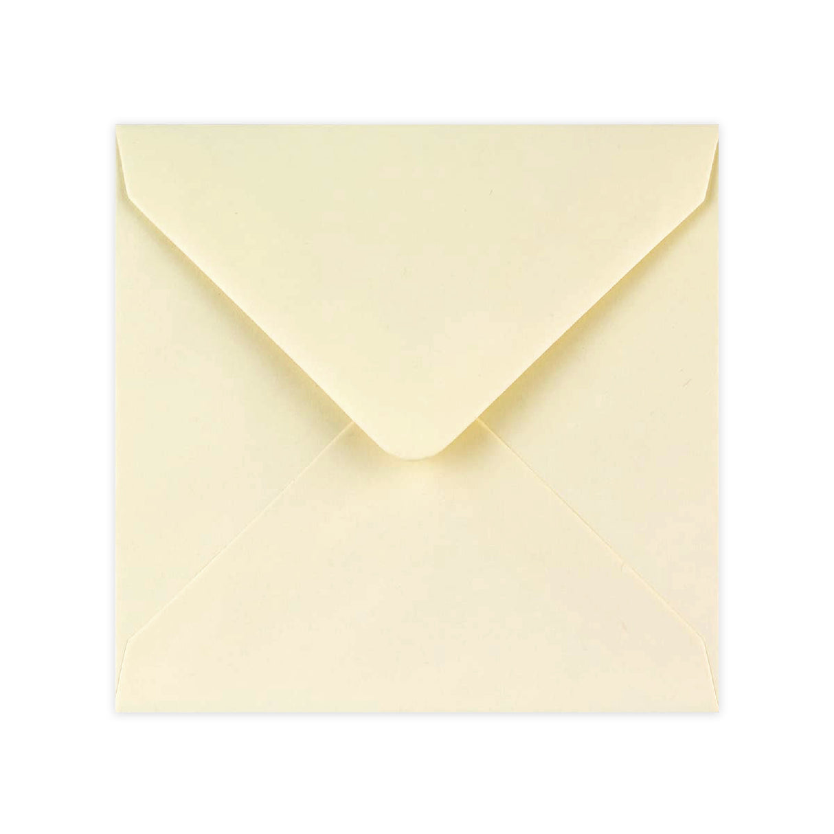 Elefántcsontszínű sima felületű boríték 140x140 mm