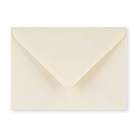 C6 Ivory Wove Gummed V-Flap Greetings Envelope (114 x 162mm)