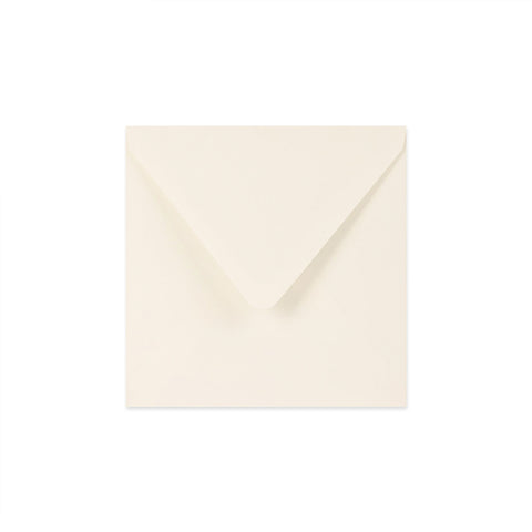 Paper Lined Envelopes Ivory + Black Fancy Paper 160 x 160 mm