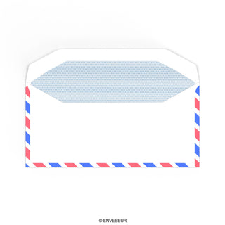 Fehér boríték légipostához 110x220 mm (DL)