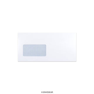 Fehér boríték ablakkal 114x229 mm
