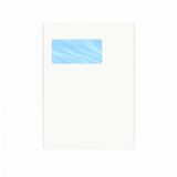 Fehér boríték függőleges ablakkal 229x162 mm (C5)