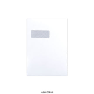 Fehér boríték ablakkal 324x229 mm (C4)