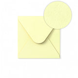 Elefántcsontszínű Boríték Kalapácsolt Felülettel 130 x 130 mm