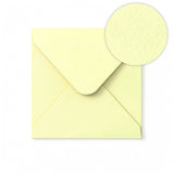 Elefántcsontszínű Boríték Kalapácsolt Felülettel 155x155 mm