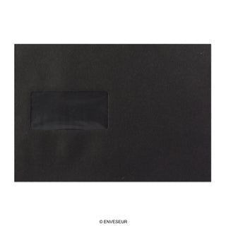 Fekete boríték 162x229 mm