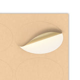 Ovális öntapadós címkék