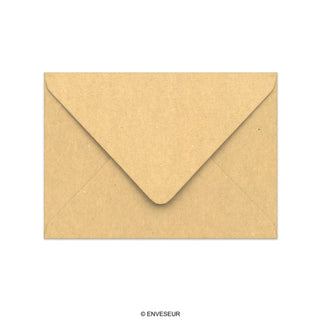 Újrahasznosított barna kraft boríték 114x162 mm (C6)