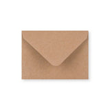 Újrahasznosított barna boríték 82x113 mm (C7)
