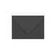 Black British Made Gummed V-Flap Envelope (133 x 184mm)