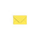 Sunflower Yellow British Made Gummed V-Flap Envelope (62 x 94mm)