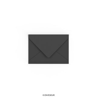 Fekete boríték 82x113 mm (C7)