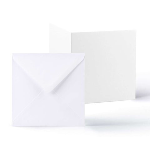 White Smooth Cards & Envelopes Pack