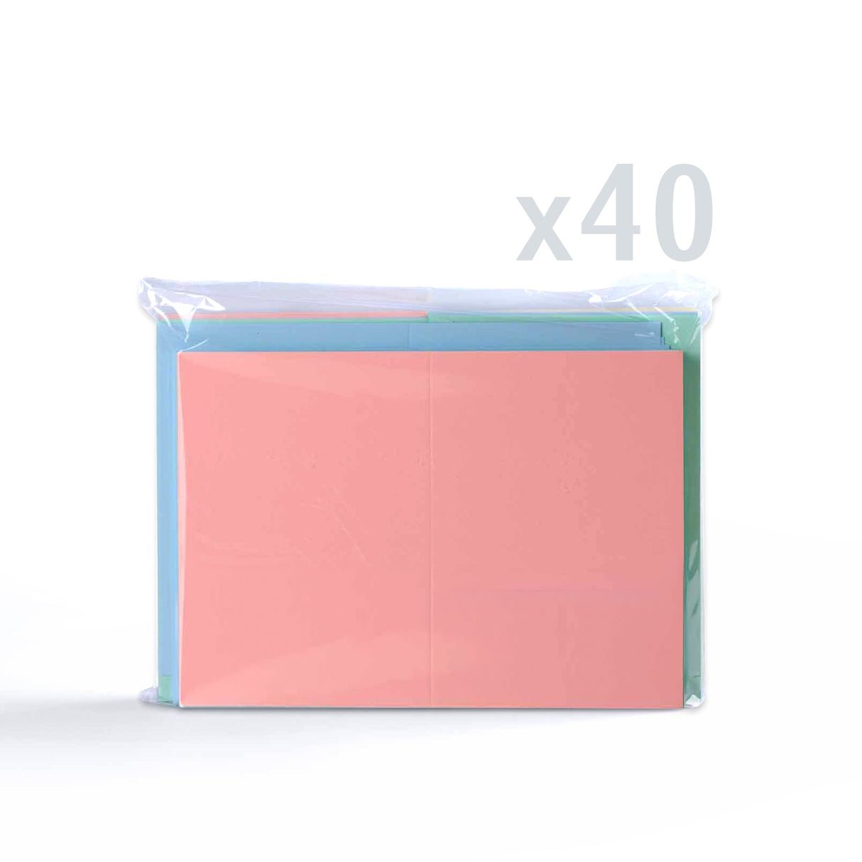 Vegyes színű pasztell kartonok 225 g/m² és borítékok 100 g/m²