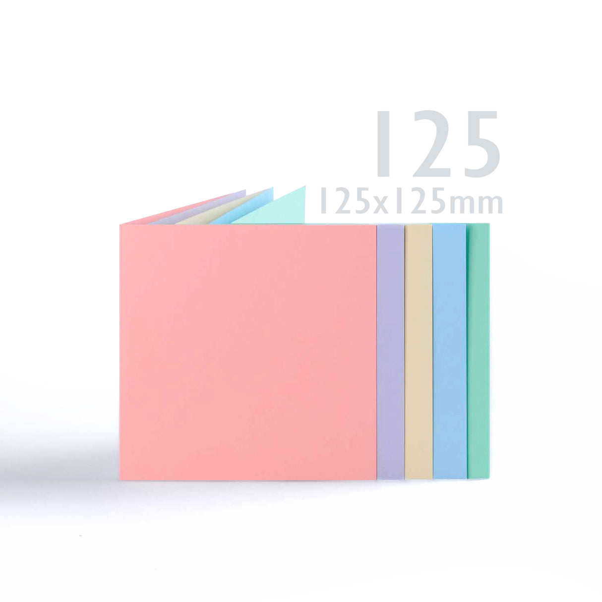 Vegyes színű pasztell kartonok 225 g/m² és borítékok 100 g/m²