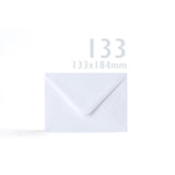 Sima fehér kártyák 250 g/m² és borítékok 100 g/m² – csomag