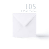 Sima fehér kártyák 250 g/m² és borítékok 100 g/m² – csomag