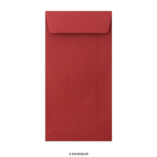 Sötétvörös tasakboríték 220x110 mm (DL)