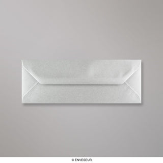 Ezüst metálfényű boríték 80x215 mm