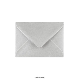 Ezüst metálfényű boríték 82x113 mm (C7)