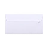 Fehér boríték belső nyomattal – ablakos 115x225 mm (DL+) 90gsm
