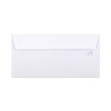 Fehér boríték belső nyomattal – ablakos 110x220 mm (DL) 90gr/m²