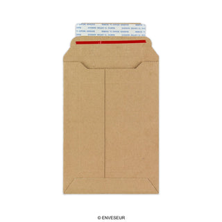 Kemény postai boríték - postai tasak / F típusú hullámkarton 185x125 mm
