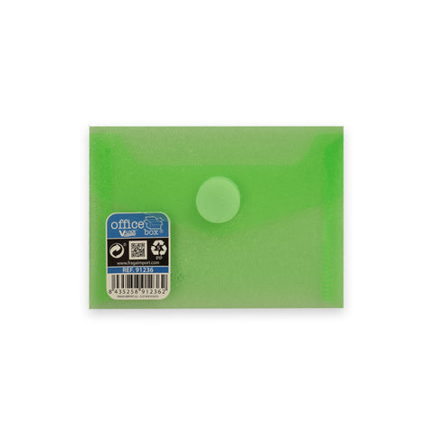 Translucent Documents Folder (V-Lock) Green 85 x 120 mm (C7)