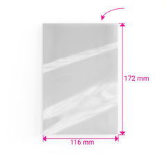 Celofán tasak nyílással záródás nélkül