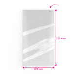 Celofán tasak nyílással záródás nélkül