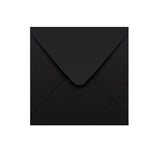 Fekete boríték V-alakú 155×155 mm