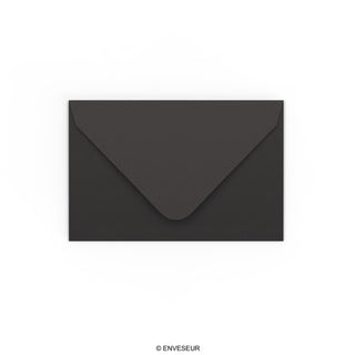 Fekete boríték 65x94 mm