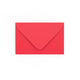 Bright Red Gummed V-Flap Envelope (65 x 94mm)