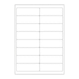 Fehér öntapadó címkék