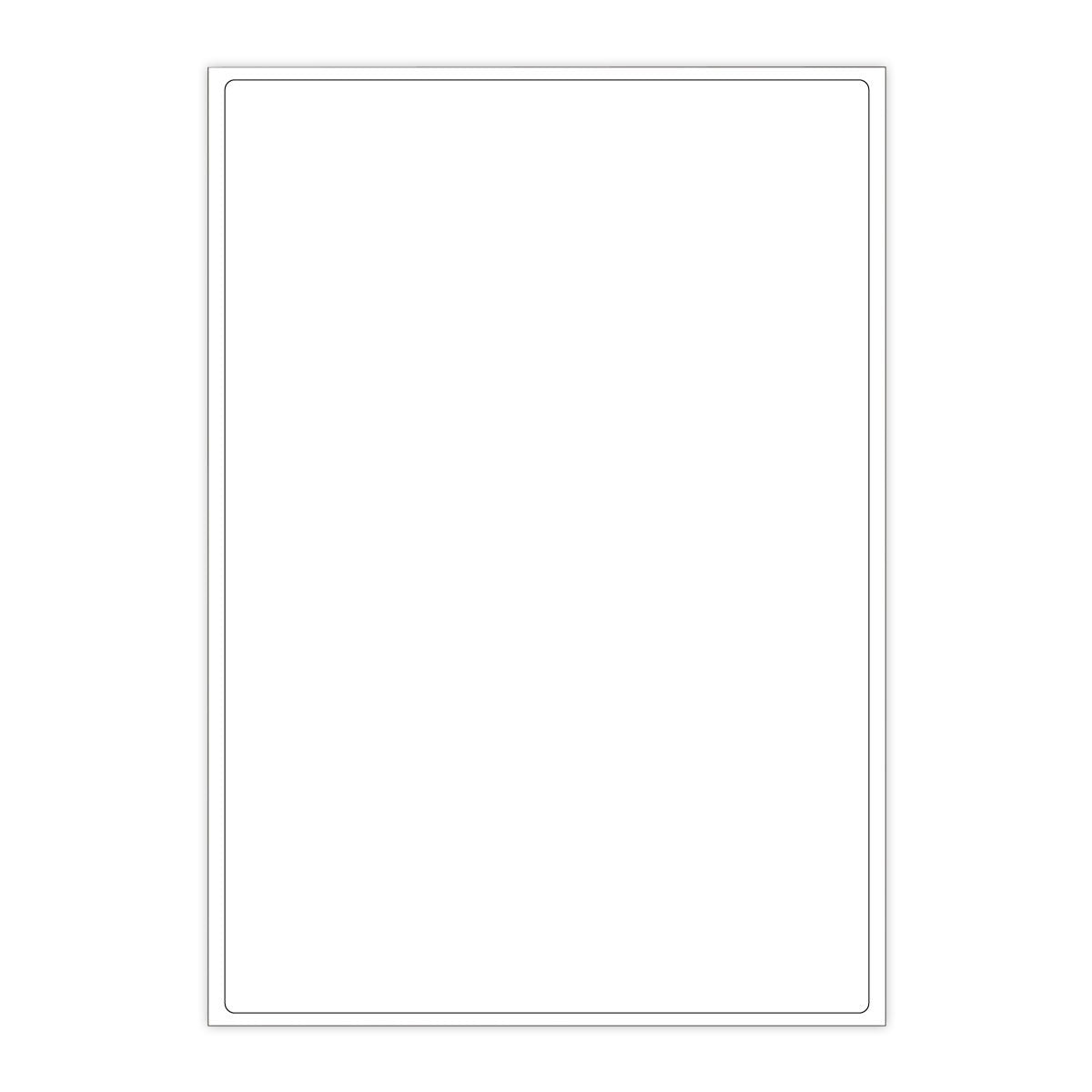 Fehér öntapadó címkék